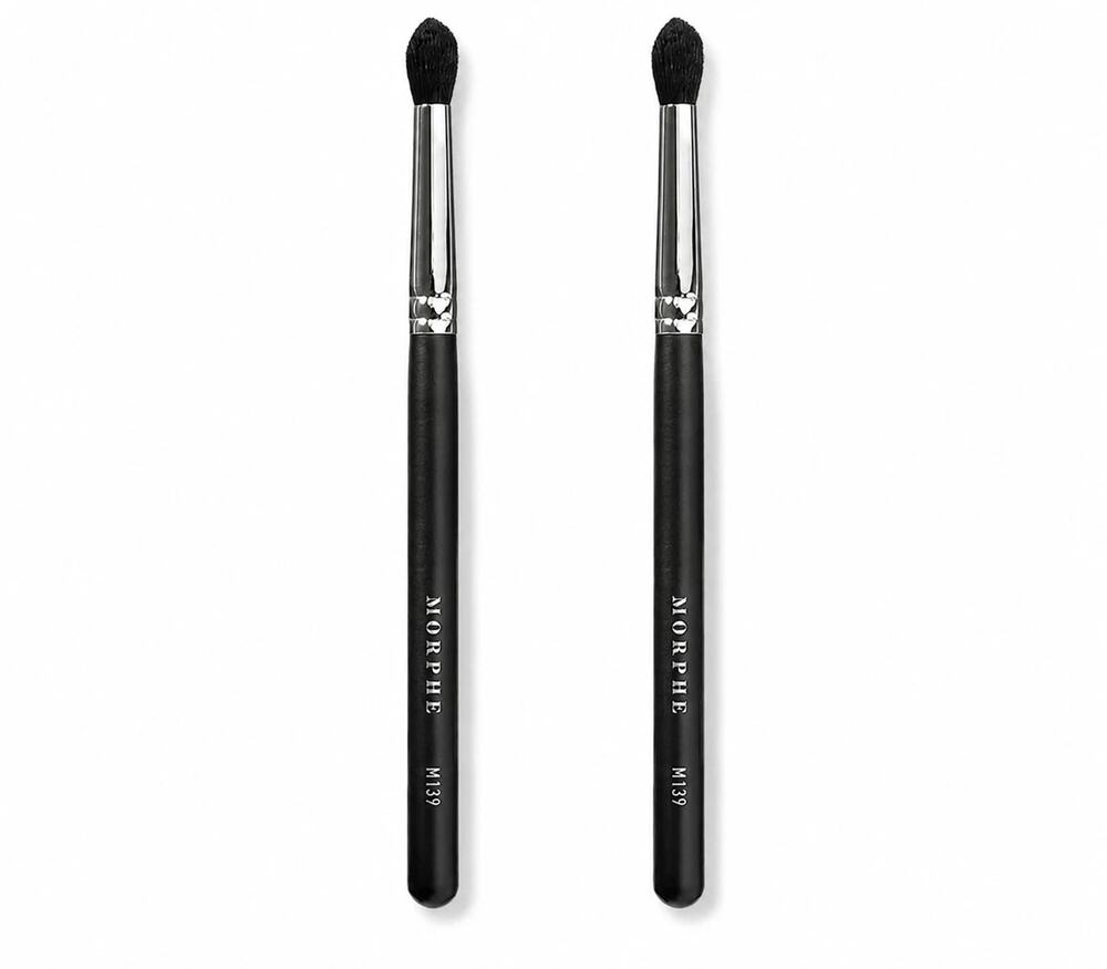 (Lot of 2) Morphe M139 Tapered Crease Blender Brush - Brand New in Sealed Sleeve